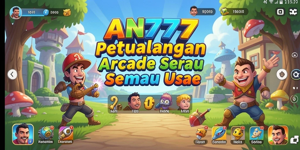 Tampilan gameplay seru dalam AN777 dengan grafis menarik.