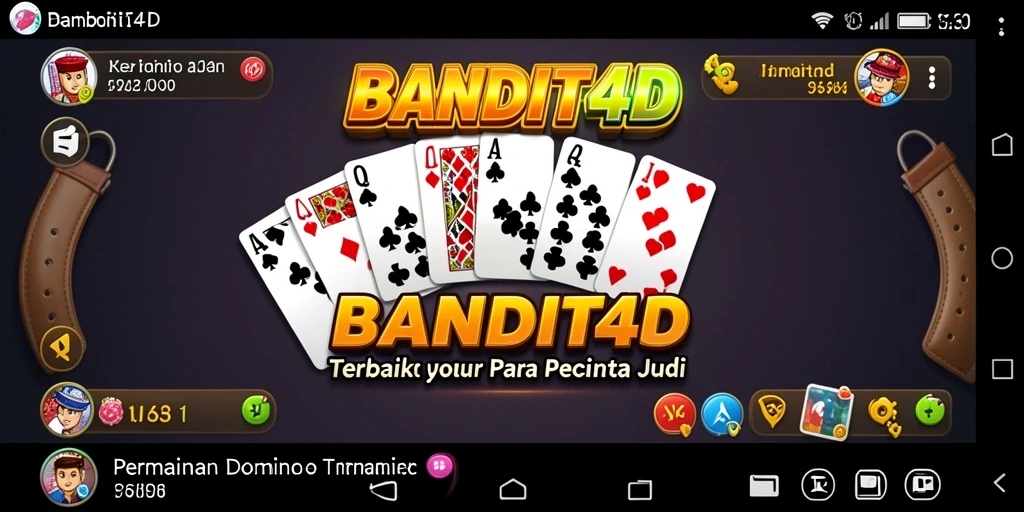 Tampilan gameplay yang mengasyikkan dan interaktif dari BANDIT4D.