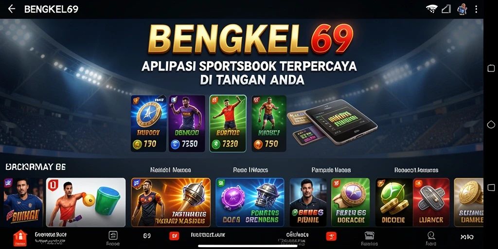 Tampilan menarik dari gameplay Sportsbook BENGKEL69.
