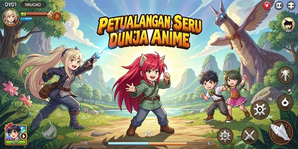 Tampilan gameplay DY01 yang seru dan penuh warna.