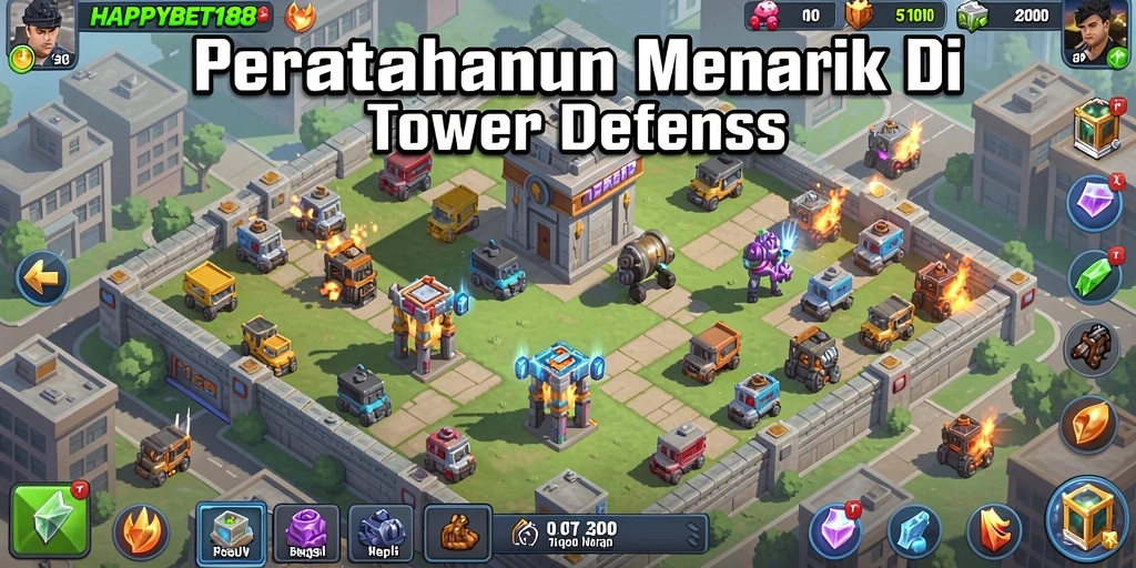 Gameplay menawan dalam game Tower Defense HAPPYBET188.