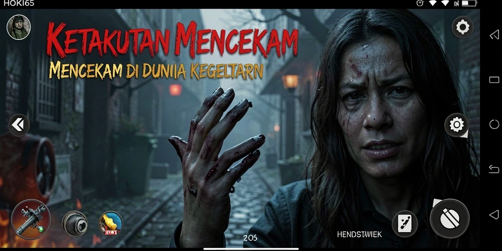 Gameplay menegangkan HOKI65 dalam suasana kegelapan.