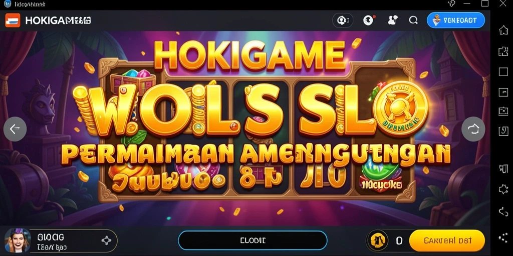 Tampilan gameplay menarik dari HOKIGAME saat bermain slot.