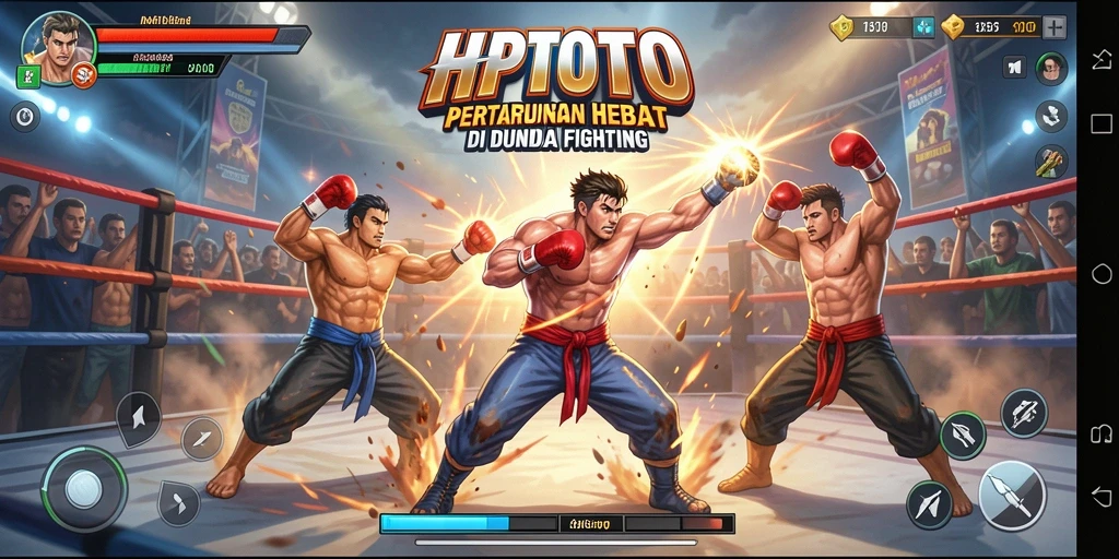 Gameplay HPTOTO yang mendebarkan dengan aksi pertarungan intens.