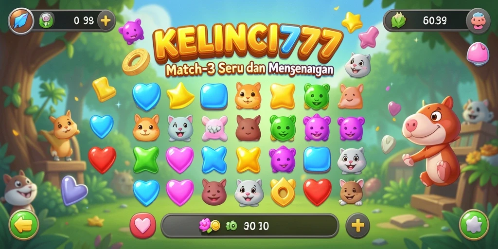 Tampilan gameplay KELINCI777 yang seru di layar smartphone.