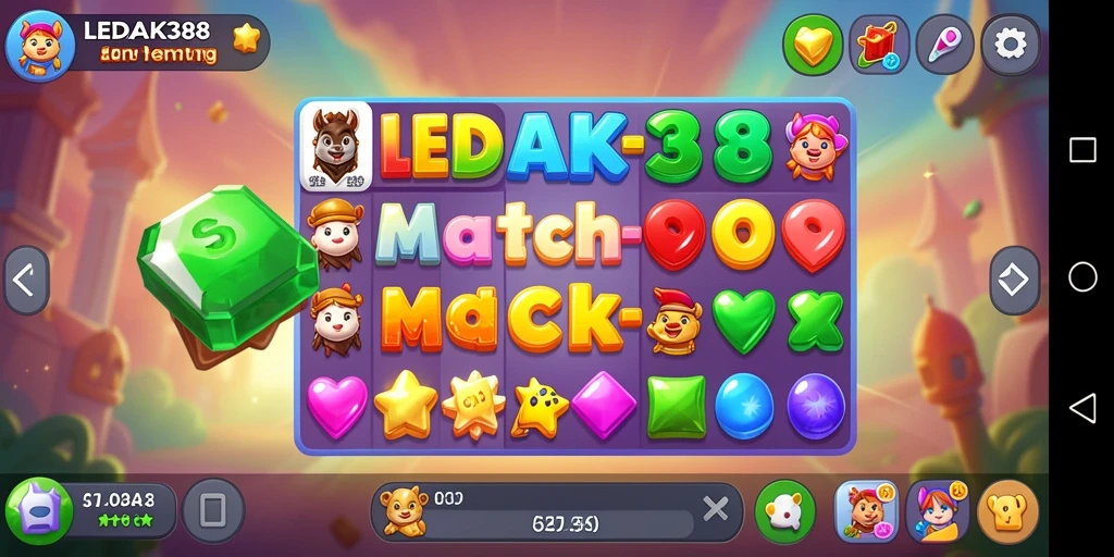 Pengalaman seru bermain Match-3 dengan LEDAK388.