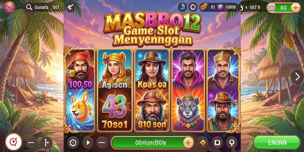 Gameplay seru dan menguntungkan di MASBRO12 dengan berbagai tema slot.