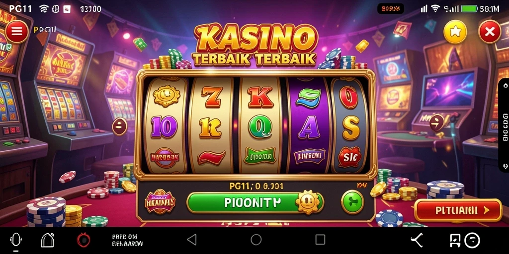 Screenshot gameplay PG11 menampilkan mesin slot dengan desain menarik dan antarmuka yang ramah pengguna.
