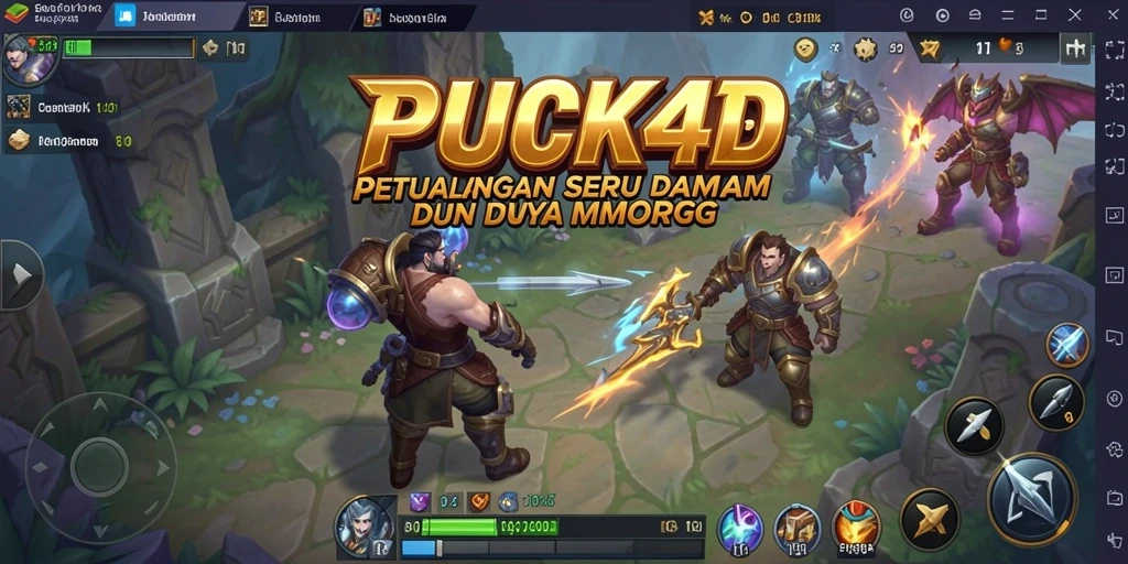 Tampilan gameplay seru dalam dunia PUCUK4D yang dramatis dan interaktif.