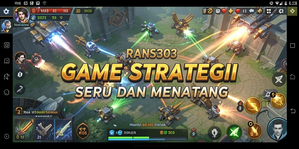 Tampilan gameplay RANS303 yang strategis dan penuh warna.