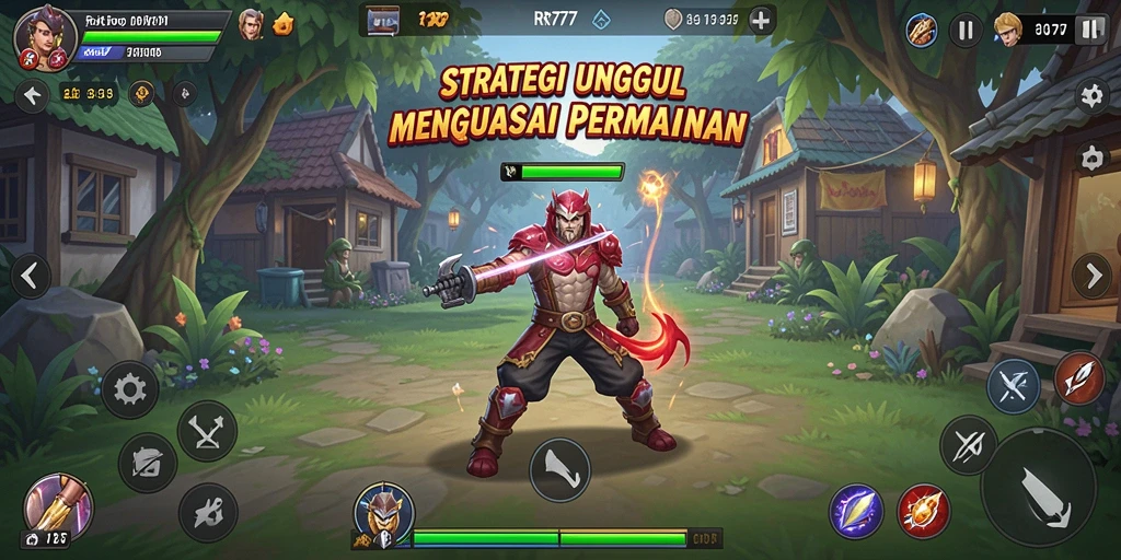 Tampilan gameplay RR777 yang menarik dan strategis.