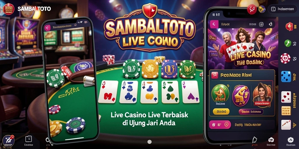 Tangkapan layar gameplay SAMBALTOTO yang menampilkan dealer dan pemain dalam aksi.