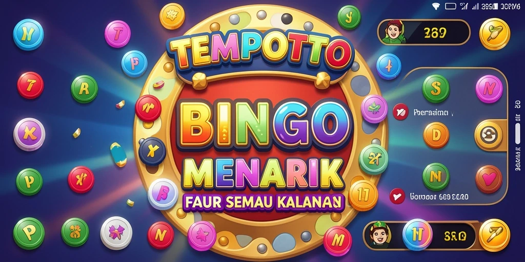 Screenshot gameplay yang menunjukkan keseruan bermain Bingo.