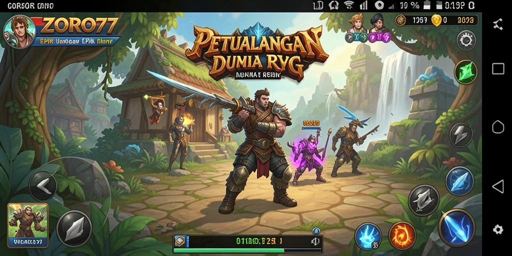 Tampilan gameplay ZORO77 yang memukau dan penuh aksi.